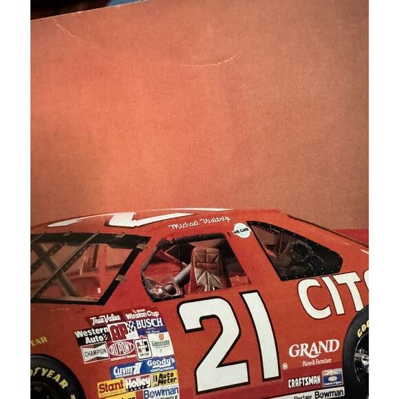 Citgo Gasoline #21 Waltrip Ford Thunderbird T-Bird NASCAR Racing + Race Promo - Picture 5 of 6